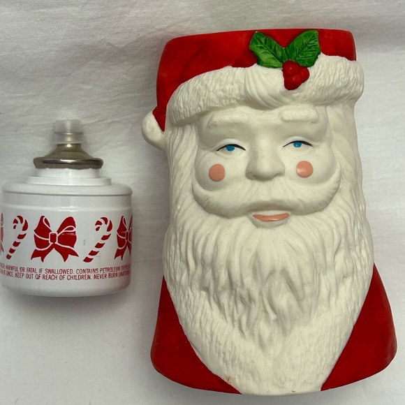 Kaadan Christmas Light Santa Head w/Insert Old New Stack Never Used - Picture 2 of 13